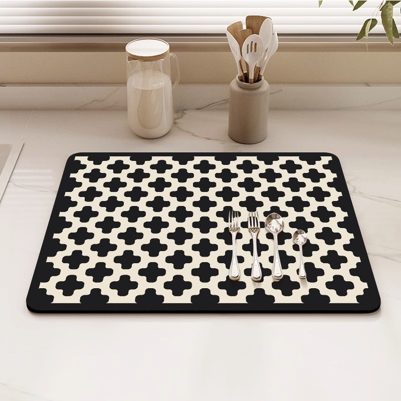 Lihtne köögi äravoolumatt, tööpinnale mõeldud diatomi muda imav matt, baarileti libisemisvastane kohvimatt, soojusisolatsioon, põletusvastane alusmatt