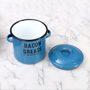 Email Email Seapekiõlipaak Kõrge tünniga emailiga mahuti Õlipipraõlipaak Teepurk Email