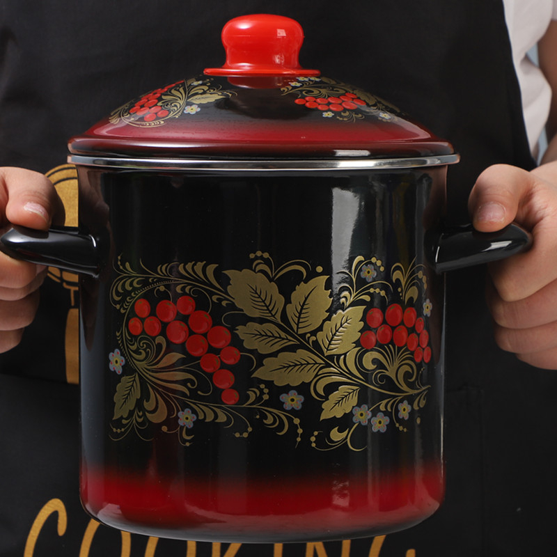 Email Email Seapekiõlipaak Kõrge tünniga emailiga mahuti Õlipipraõlipaak Teepurk Email