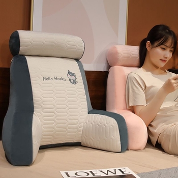 Θερμαντικό μαξιλάρι από μετάξι από λατέξ πάγου, μαλακό μαξιλάρι κρεβατιού, μαξιλάρι κρεβατιού με μεγάλη πλάτη, μαξιλάρι προστασίας μέσης καναπέ