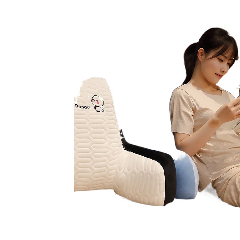 Šildytuvas Latekso ledo šilko lovos pagalvėlė Minkštas krepšys Lovos pagalvė Bendrabučio didelė nugaros pagalvėlė Pagalvė Sofa Juosmens apsaugos pagalvė