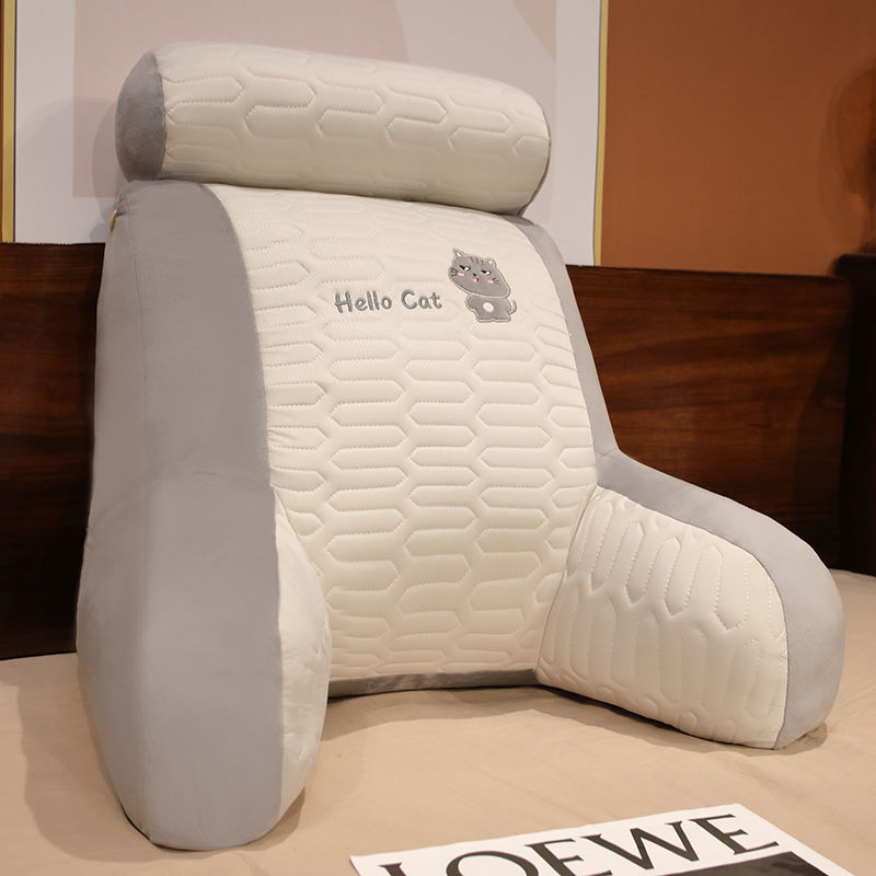 Šildytuvas Latekso ledo šilko lovos pagalvėlė Minkštas krepšys Lovos pagalvė Bendrabučio didelė nugaros pagalvėlė Pagalvė Sofa Juosmens apsaugos pagalvė