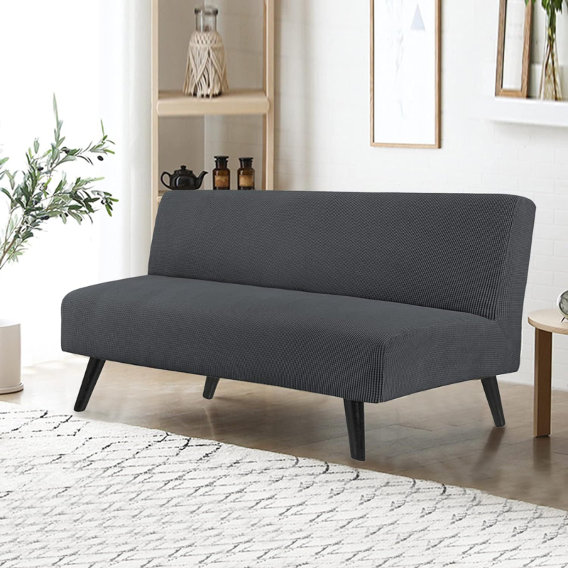 Vandeniui atsparus sofos užvalkalas be porankių, elastingas, viskas įskaičiuotas, sulankstomos sofos-lovos užvalkalas, apsaugantis nuo kačių įbrėžimų, naminių gyvūnėlių sofos pagalvėlės užvalkalas