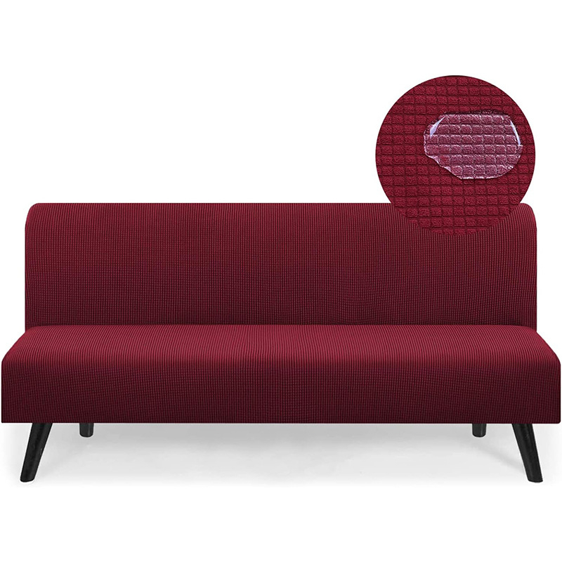 Vandeniui atsparus sofos užvalkalas be porankių, elastingas, viskas įskaičiuotas, sulankstomos sofos-lovos užvalkalas, apsaugantis nuo kačių įbrėžimų, naminių gyvūnėlių sofos pagalvėlės užvalkalas