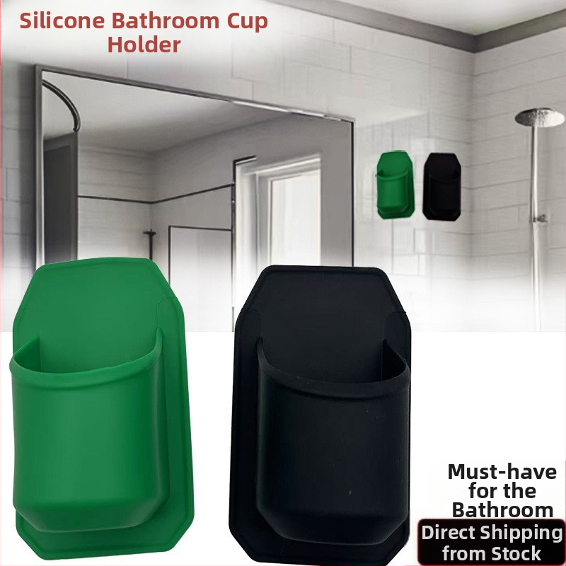 Tarpvalstybinis naujas vonios kambario dušo alaus stovas vientisas skardinių laikymo stovas gėrimų kolos lipdukas vandeniui atsparus silikoninis skylėtas