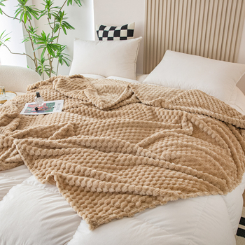 Κουβέρτα βελούδου με φλάντζα χρυσή βελούδινη κουβέρτα δώρου από βελούδο χελώνας κουβέρτα γραφείου με μονόχρωμη κουβέρτα καναπέ, κουβέρτα τελών κρεβατιού χονδρική εξωτερικού εμπορίου