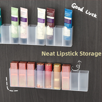 Sienas režģa kaste, matēta, bez perforatora uzglabāšanas kaste, maza uzacu klipša, šķēru, uzacu zīmuļa otiņas, lūpu krāsas uzglabāšanas plaukts