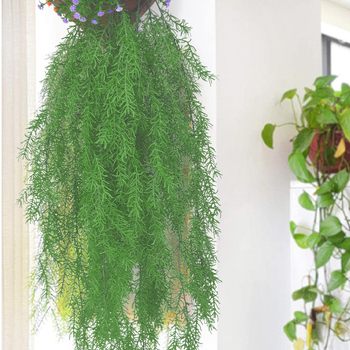 Προσομοίωση εργοστασιακού σημείου διακόσμηση φυτών από μπαστούνι 3 πιρούνι βελόνες πεύκου κρεμαστές τοίχου γάμου κρεμαστές τοίχου κρεμαστές αναρριχώμενες αμπελώνες κρεμαστές πράσινα φυτά