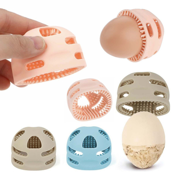 „Amazon Creative“ naujas silikoninis kiaušinių valymo šepetėlis, nešiojamas kiaušinių plovimo įrenginys, minkštas silikoninis kiaušinių plovimo įrenginys