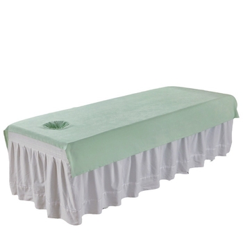 2024 нови мокса памучни чаршафи за красота, специални козметични салони, универсални масажни легла за четири сезона, мръсни с дупка