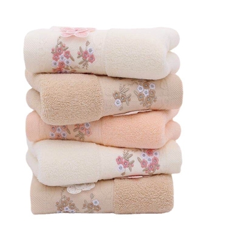 Siuvinėtas rankšluostis iš grynos medvilnės 100 suaugusių porų buitinis sutirštintas veido rankšluostis, siuvinėtas grynos medvilnės sterilizavimas, sandari nepriklausoma pakuotė