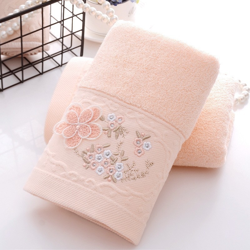 Siuvinėtas rankšluostis iš grynos medvilnės 100 suaugusių porų buitinis sutirštintas veido rankšluostis, siuvinėtas grynos medvilnės sterilizavimas, sandari nepriklausoma pakuotė