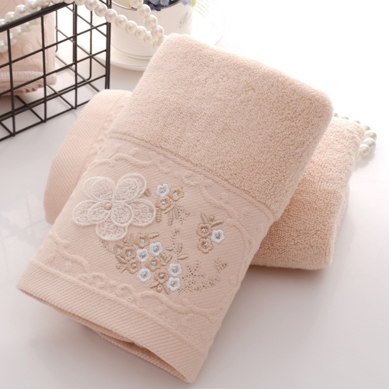 Siuvinėtas rankšluostis iš grynos medvilnės 100 suaugusių porų buitinis sutirštintas veido rankšluostis, siuvinėtas grynos medvilnės sterilizavimas, sandari nepriklausoma pakuotė