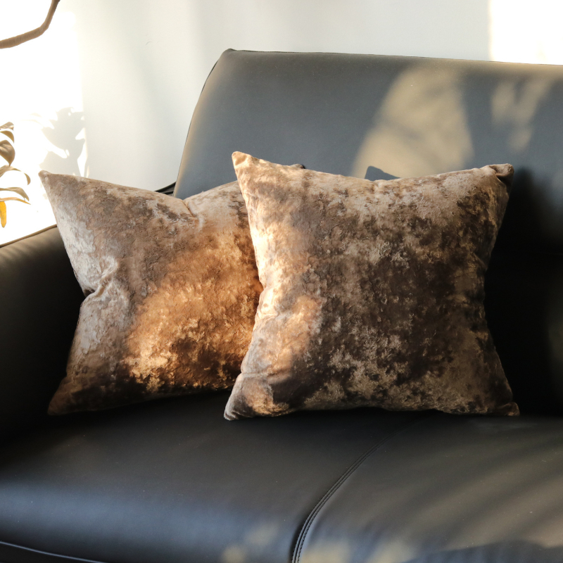 Jastučnica od skandinavskog baršuna čiste boje Amazon Ice, mekana i udobna baršunasta jastučnica za sofu, 1 komad