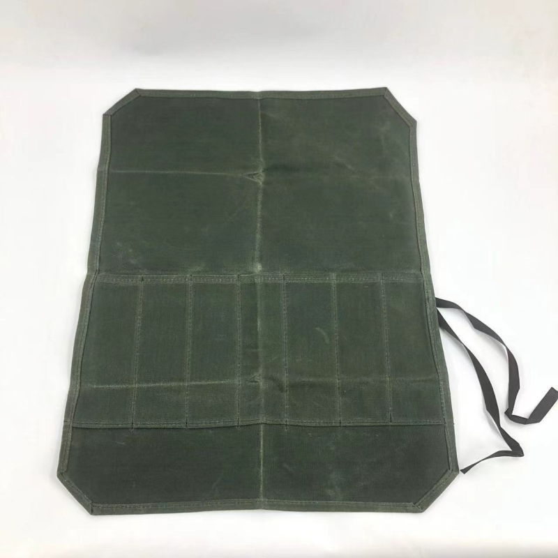 Τσάντα αποθήκευσης μαχαιριών από καμβά με υγρό κερί, τσάντα αποθήκευσης μαχαιριών σεφ, πικνίκ, κάμπινγκ, μπάρμπεκιου, τσάντα αποθήκευσης σκευών κουζίνας, τσάντα αποθήκευσης σεφ