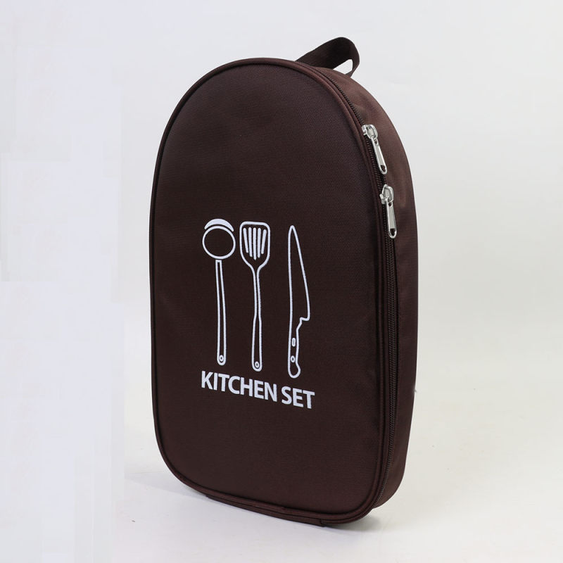 Τσάντα αποθήκευσης μαχαιριών από καμβά με υγρό κερί, τσάντα αποθήκευσης μαχαιριών σεφ, πικνίκ, κάμπινγκ, μπάρμπεκιου, τσάντα αποθήκευσης σκευών κουζίνας, τσάντα αποθήκευσης σεφ