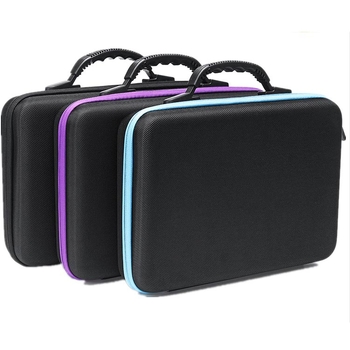 Eterinių aliejų nešiojimo krepšys, 60 dėžučių eterinių aliejų laikymo krepšys, 5 ml, 10 ml, 15 ml eterinių aliejų buteliukų laikymo ir apdailos krepšys, eva eterinių aliejų dėžutė