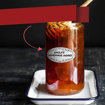 Διασυνοριακά σε απόθεμα, σε ρολό, οβάλ, αυτοκόλλητο, εγγράψιμο, ετικέτα βάζου αποθήκευσης, σε ζεστό απόθεμα