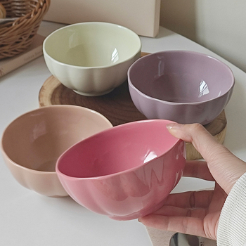 Kauss kõrge värviga glasuuriga riisikauss kodurestoran hulgimüügist magustoidukauss glasuuri all värviline kõrgekvaliteediline kauss loominguline sisustusstiil