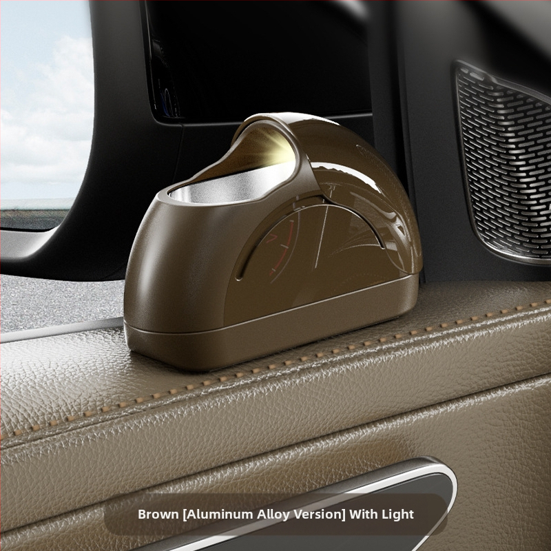 Nauja automobilio peleninė, automobilio peleninė, metalinis įdėklas, vieno paspaudimo dangtelio dangtelis, minkšta, lengva automobilio peleninė