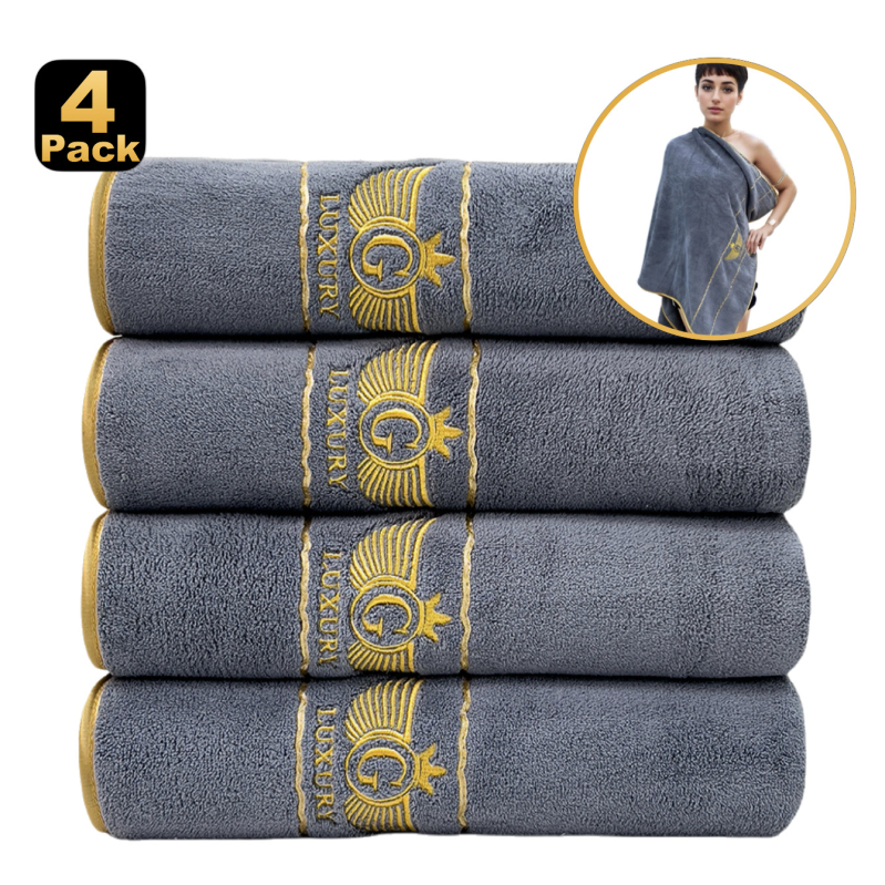 Tarpvalstybinis didmeninis rafinuotas koralinės vilnos vonios rankšluostis, keturių pakuočių buitinis minkštas, stipriai sugeriantis, paprastas, siuvinėtas vonios rankšluostis