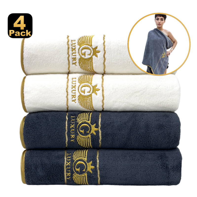 Tarpvalstybinis didmeninis rafinuotas koralinės vilnos vonios rankšluostis, keturių pakuočių buitinis minkštas, stipriai sugeriantis, paprastas, siuvinėtas vonios rankšluostis