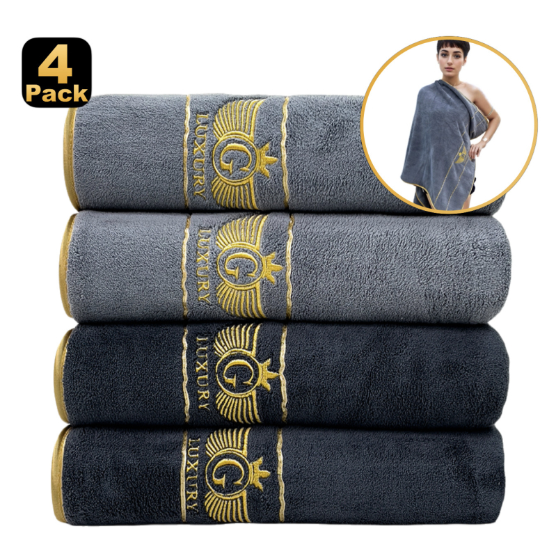 Tarpvalstybinis didmeninis rafinuotas koralinės vilnos vonios rankšluostis, keturių pakuočių buitinis minkštas, stipriai sugeriantis, paprastas, siuvinėtas vonios rankšluostis