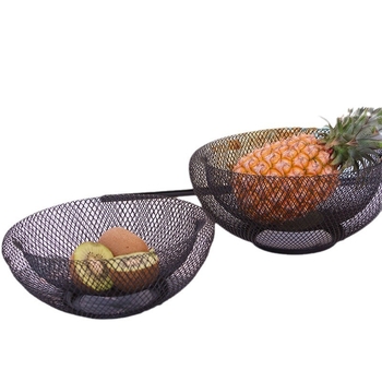 Σκανδιναβικό απλό γεωμετρικό σιδερένιο πιάτο φρούτων δημιουργικά ευρωπαϊκά στολίδια σαλόνι τραπεζάκι σαλονιού πιάτο φρούτων αποθήκευση καλάθι σνακ