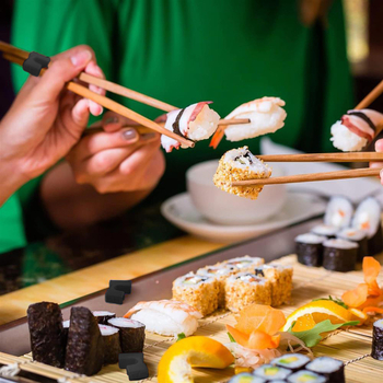 Tarpvalstybiniai karšto pardavimo lazdelių pagalbiniai valgymo maisto spaustukų mokymai, sujungti buitiniai pagalbiniai lazdelių treneriai