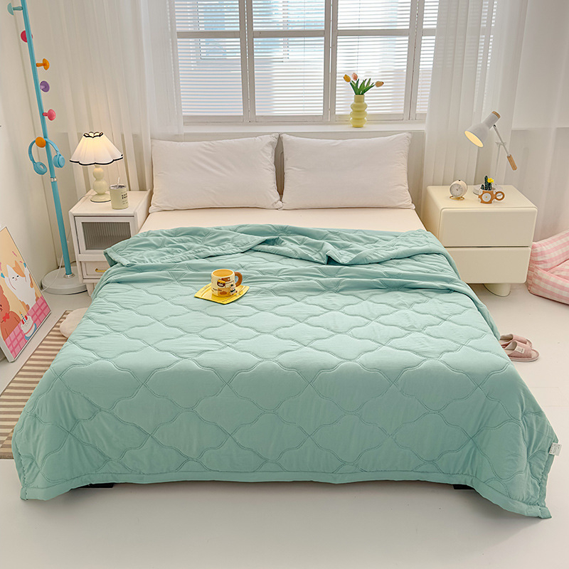 2025 Nouă pilotă de vară din bumbac lavabilă, prietenoasă cu pielea, modernizată cu Aloe Vera, din bumbac, de vară răcoroasă, cu aer condiționat, pilotă subțire, respirabilă, prietenoasă cu pielea