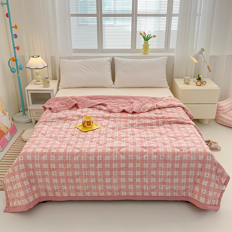 2025 Nouă pilotă de vară din bumbac lavabilă, prietenoasă cu pielea, modernizată cu Aloe Vera, din bumbac, de vară răcoroasă, cu aer condiționat, pilotă subțire, respirabilă, prietenoasă cu pielea