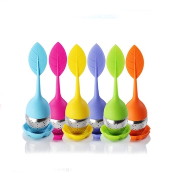 FDA maistinės klasės lapų silikoninės arbatos skyrelio arbatos virimo aparatas arbatos kamuoliukų arbatos maišelis arbatos rinkinio filtras, atsparus aukštai temperatūrai