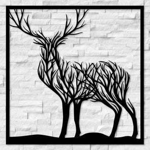 Tarpvalstybiniai geležiniai amatų metalo gaminiai, modernūs elnių ir šakų tuščiavidurių siluetų lazeriu pjaustomi gamyklos partija.