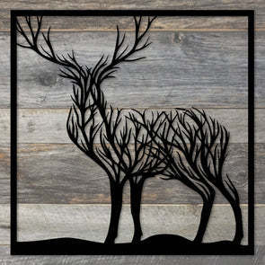 Tarpvalstybiniai geležiniai amatų metalo gaminiai, modernūs elnių ir šakų tuščiavidurių siluetų lazeriu pjaustomi gamyklos partija.