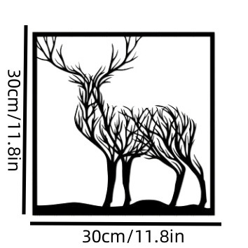 Tarpvalstybiniai geležiniai amatų metalo gaminiai, modernūs elnių ir šakų tuščiavidurių siluetų lazeriu pjaustomi gamyklos partija.