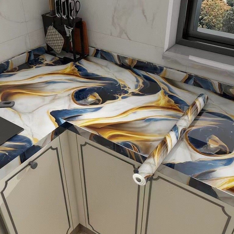 Paauksuoti marmuriniai tapetai namams, skirti statybinėms medžiagoms, fono sienai, paauksuoti marmuriniai tapetai