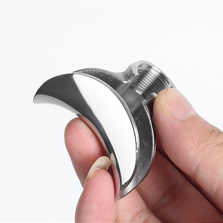 Duză deviatoare pentru aparat de cafea semiautomat, mâner, duză deviatoare din oțel inoxidabil, simplă și dublă, 58 mm, accesorii Aibao