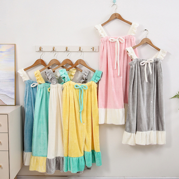 Kepuraitė su sijonu, vilnos kaspinas, vonios sijonas, rankšluostis, vonios kepuraitė, minkšta, kvėpuojanti, maloni odai, koralų vilna, mielas įtvaras