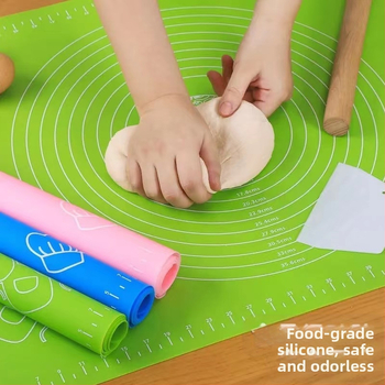 Paksendatud silikoonmatt, toidukvaliteediga sõtkumismatt, suur majapidamisköök ja -matt, pinnamatt, silikoonist ja paneelist lõikelaud
