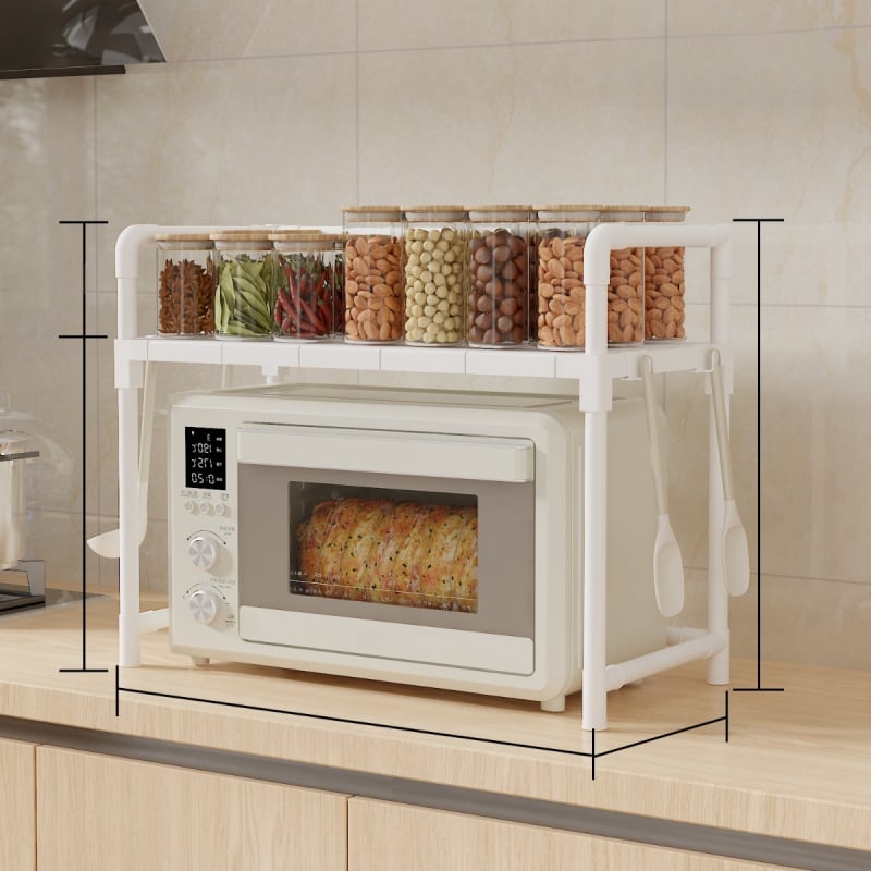 Suport nou pentru cuptor cu microunde, depozitare de bucătărie, multistrat, multifuncțional, din plastic, mobil, en-gros