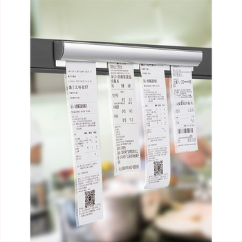 Малка щипка за билети, задна част, кухненски списък с карти за вкъщи, вложка за ресторант, държач за билети от алуминиева сплав, единична щипка за кухня, единична щипка