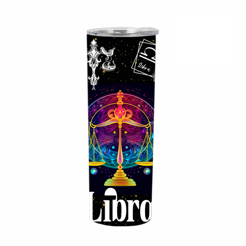 Θερμός από ανοξείδωτο ατσάλι 304, ίσιο κύπελλο 20oz, διπλής στρώσης, 12 Constellation, διασυνοριακό εξωτερικό εμπόριο, Amazon temu Cup