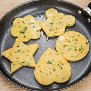 Kūrybinis nerūdijančio plieno kiaušinių keptas kiaušinis keptas kiaušinis keptas kiaušinis žiedas širdies formos forma