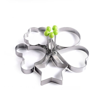 Kūrybinis nerūdijančio plieno kiaušinių keptas kiaušinis keptas kiaušinis keptas kiaušinis žiedas širdies formos forma