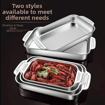 Roostevabast terasest kalagrilli pliit ristkülikukujuline majapidamise sügav plaat induktsioonpliit spetsiaalne pott Korea kandik küpsetusplaat kalagrilli pliit plaat