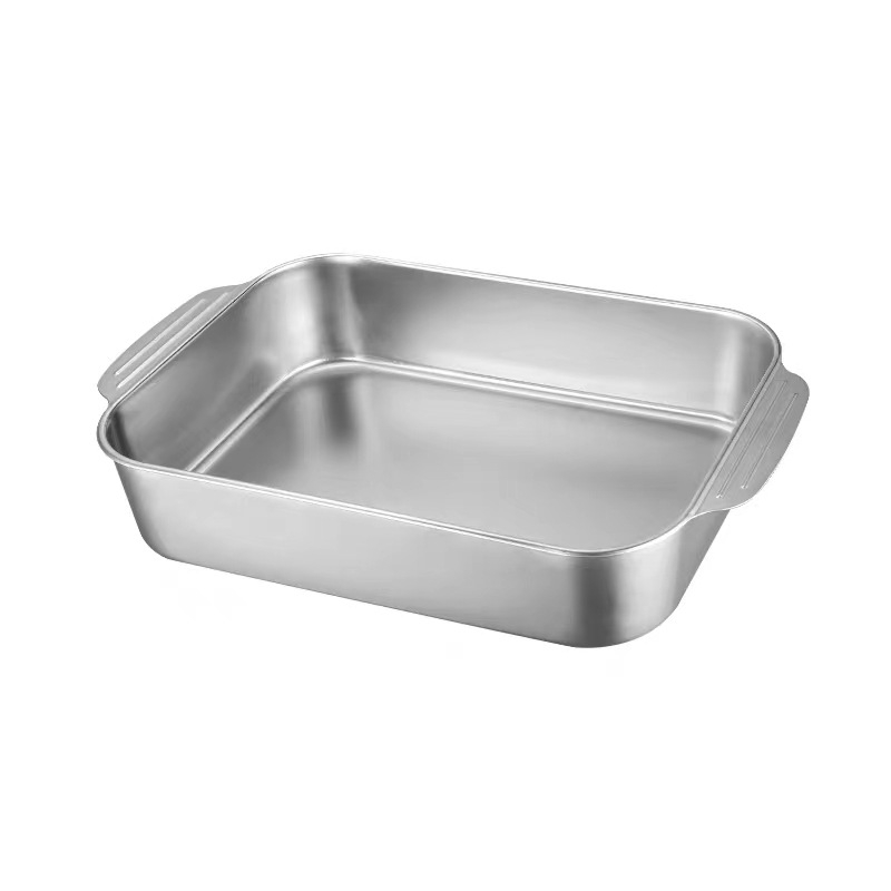 Roostevabast terasest kalagrilli pliit ristkülikukujuline majapidamise sügav plaat induktsioonpliit spetsiaalne pott Korea kandik küpsetusplaat kalagrilli pliit plaat