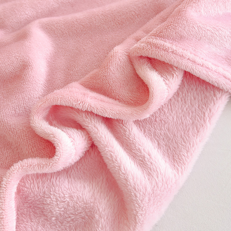 Pătură din fleece de bumbac de culoare solidă pentru comerț exterior, poliester, pătură Homestay, acoperire, pătură pentru canapea, pătură de vară cu aer condiționat, cadou, lot
