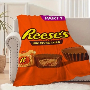 Ζεστή κουβέρτα φανέλας με εκτύπωση Cupcake - Το τέλειο δώρο για οικογένεια και φίλους