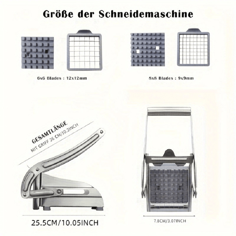Sprogstamasis temu tarpvalstybinis Xiyin virtuvės buitinis nerūdijančio plieno daugiafunkcis bulvių pjaustymo aparatas agurkų pjaustymo bulvių artefaktas