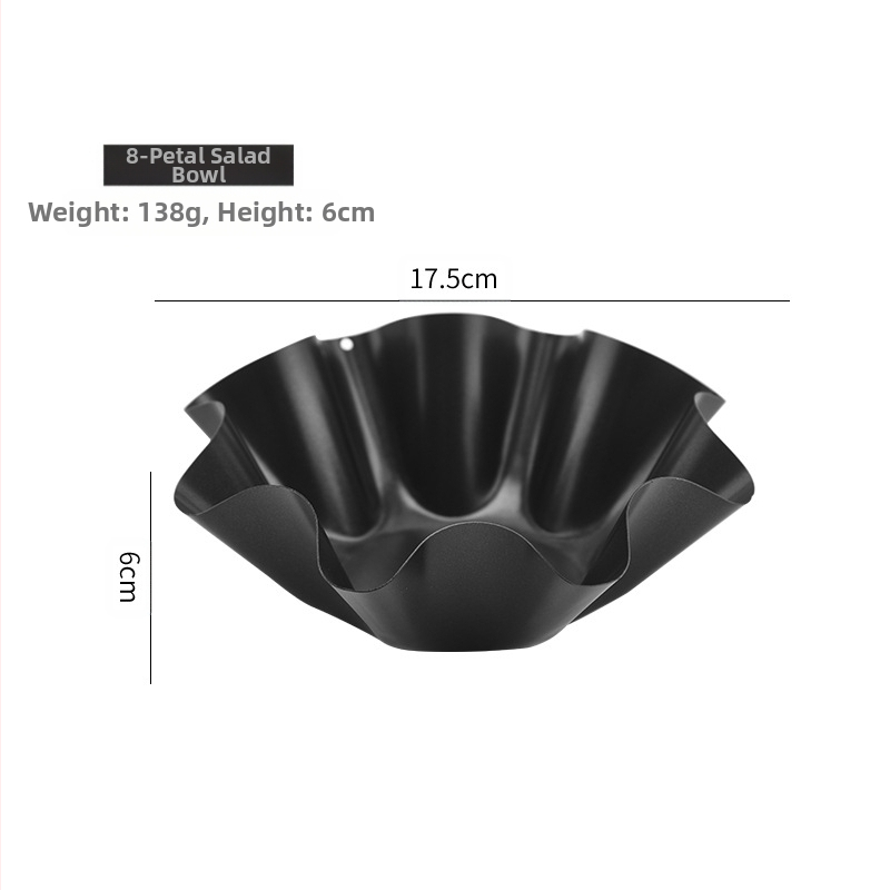 На склад от производителя, тава за печене с 8 страни, осмоъгълна купа за салата с венчелистчета, неправилна купа за салата със зеленчуци и плодове